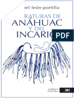 León Portilla, Miguel - Literaturas del Anáhuac y del Incario, la expresión de dos pueblos del sol-Siglo Veintiuno Editores (2006)