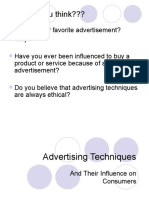 Advertising Techniques