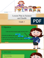Lesson Plan in Science and Health: Grade 3