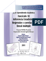 Regresion y Correlacion Lineal Multiple