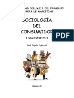 Sociología Del Consumidor 2019