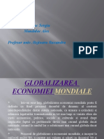 Globalizarea Economiei Mondiale Powerpoint