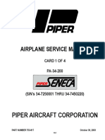 Piper Airplane Service Manual - SM 753-817