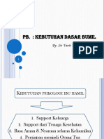 Topik 1_Kebutuhan Psikologis pd Bumil