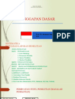 Teknik Penulisan Laporan Karya Ilmiah 2021