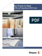 Stepan Polyester Polyols For Rigid: Polyisocyanurate (PIR) and Polyurethane (PUR Foam)