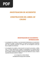 Inv. de Acc. - Construcción Del Arbol de Causas