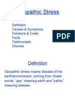 Geopathic Stress: Causes & Symptoms Solutions & Costs Facts Testimonials Choices