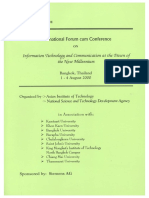 International Forum Cum Conference Thailand 2000 v1