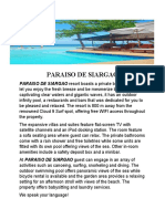 PARAISO DE SIARGAO Resort Boasts A Private Beach Area That