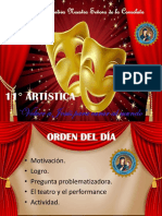 11° El Teatro y Performance