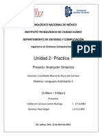 Analizador sintáctico para lenguajes de programación