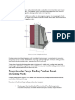 Pengertian Dan Fungsi Dinding Penahan Tanah (Retaining Walls)