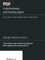 6-1_ Potentiometer and Analog Input