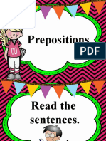 Prepositions week 2