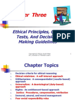 Chapter Three: Ethical Principles, Quick Tests, and Decision-Making Guidelines