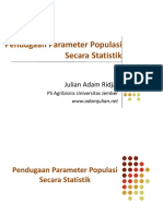 Pertemuan - 2 - Materi - Pendugaan Parameter Populasi Secara Statistik