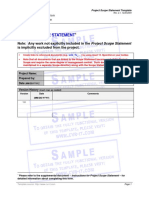 XScope Statement Template