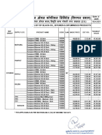 Bitumen Price List Wef 16.04.2022