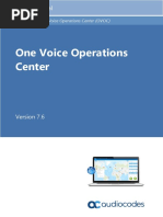 One Voice Operations Center Users Manual Ver 76