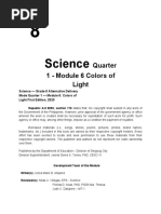 Sci8 Q1 Mod6 Colors of Light Version 3