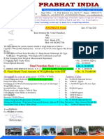 Expenditure Sheet Related To Weigh Bridge 16.0 X 3