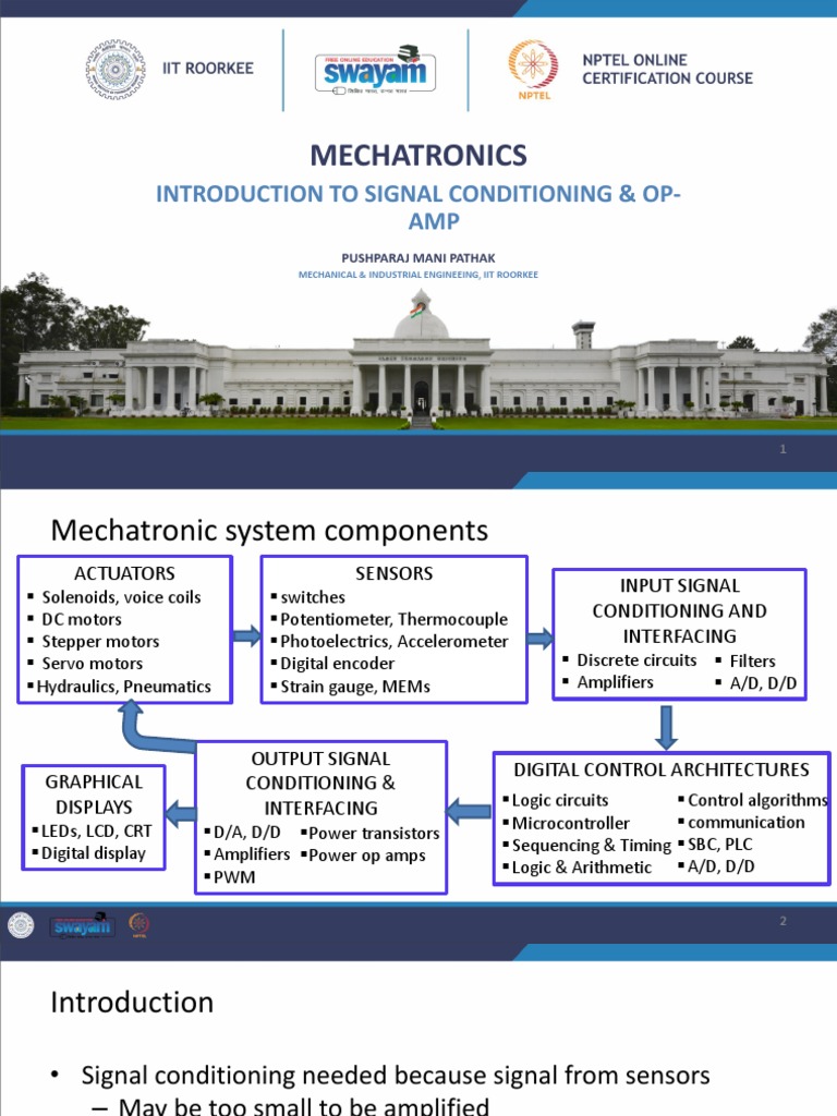 16 Introduction To Signal Conditioning PDF Operational Amplifier