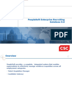 Peoplesoft Enterprise Recruiting Solutions 9.0