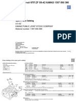 Spare Parts Catalog: S 5-42 Kamaz Public Joint Stock Company Material Number: 1307.050.366