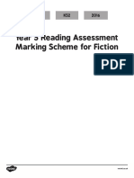 Year 5 Reading Assessment Marking Scheme For Fiction: English KS2 2016
