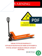 Warning Hand Pallet