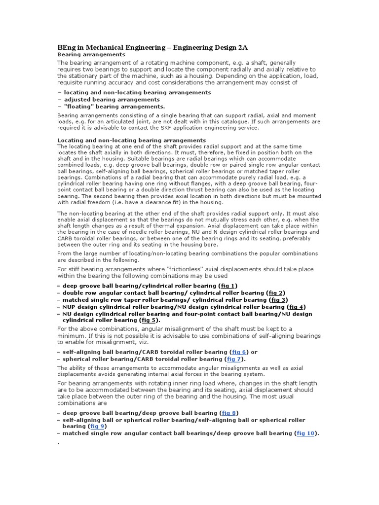 Beng in Mechanical Engineering - Engineering Design 2A: Fig 6 Fig 7 ...