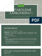 Metabolisme Karbohidrat I