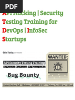 FOR One API Security Testing Training For Bug Hunters and InfoSec