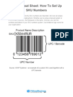 FREE Cheat Sheet: How To Set Up SKU Numbers