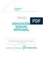 Educación Sexual Integral: Nivel Inicial