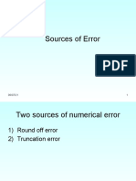 Sources of Error