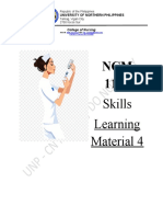 NCM 116a: Skills Learning Material 4