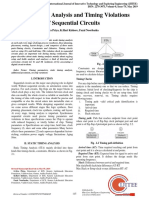 Static Timing Analysis and Timing Violations of Sequential Circuits