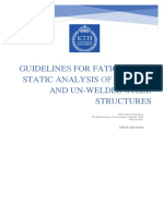 Guidelines for fatigue analysis of welded and un-welded steel structures