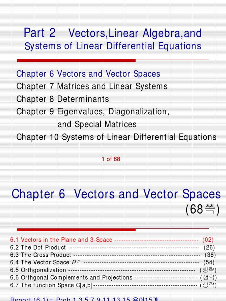 Linear Algebra Essentials | PDF | Euclidean Vector | Linear Subspace