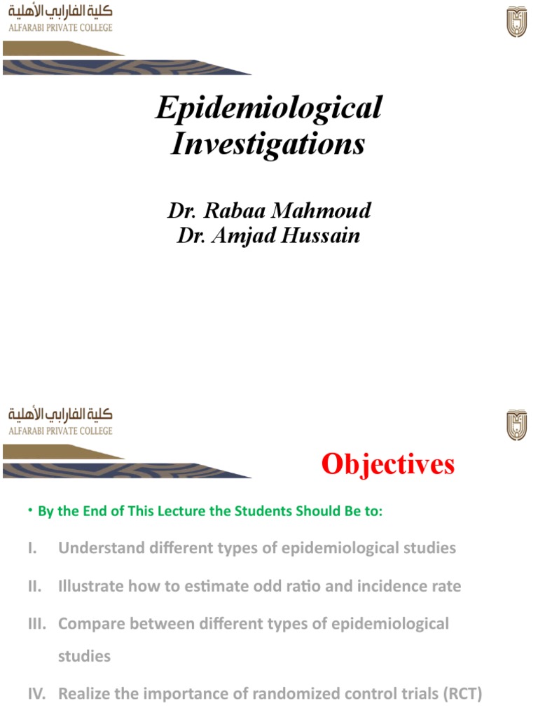 Epidemiology Study Guide | PDF | Cohort Study | Epidemiology