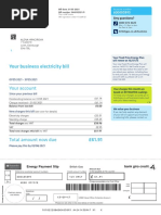 Example UK Electricity Bill | PDF