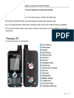 How To Use Thuraya XT Satellite Phone (Quick Manual)