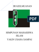 Materi Keilmuanan Hmi