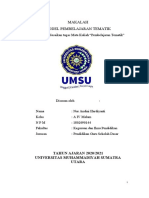 MODEL-MODEL PEMBELAJARAN  TEMATIK