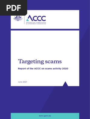 Targeting Scams - Report of the ACCC on Scams Activity 2020