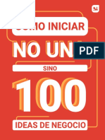 Cómo Iniciar No Una Sino 100 Ideas de Negocio