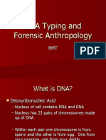 DNA Typing and Forensic Anthropology