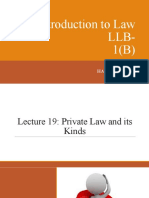 Private Law and Kinds